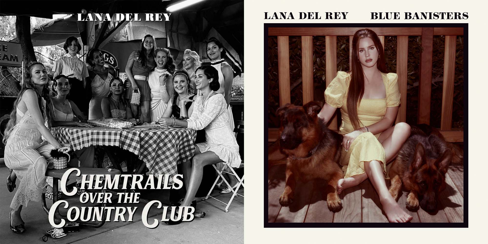 "Blue Banisters" và "Chemtrails Over The Country Club" là hai album Lana Del Rey phát hành trong năm 2021.