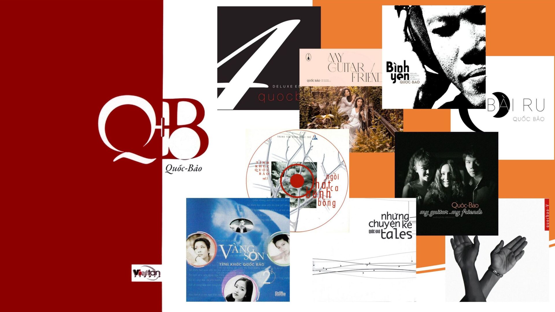 Bài tổng hợp 10 album của Quốc Bảo trong 30 năm làm nghề.