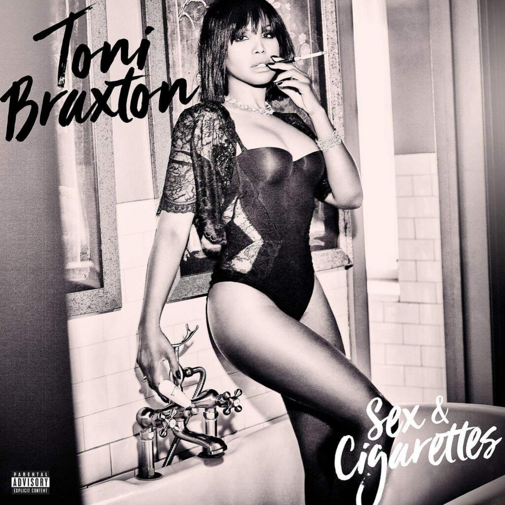 Bìa album "Sex and cigarettes" của diva nhạc R&B Toni Braxton.