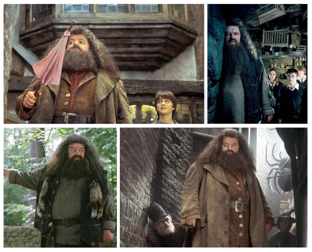 Robbie Coltrane là lựa chọn đầu tiên và duy nhất mà tác giả J.K. Rowling nhắm đến cho vai bác Hagrid.